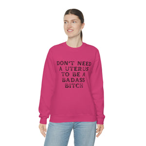Hysterectomy Bad Ass Unisex Heavy Blend™ Crewneck Sweatshirt