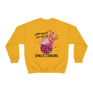 Space Cowgirl Disco Ball Unisex Heavy Blend™ Crewneck Sweatshirt