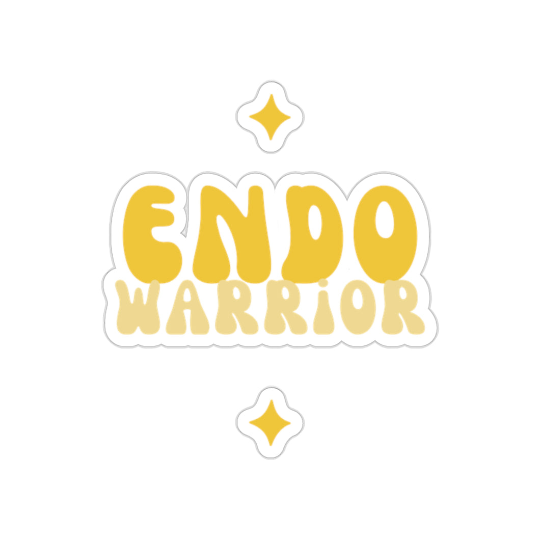 Sticker Retro Yellow Endo Warrior