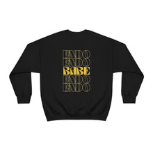 Load image into Gallery viewer, Retro Endo Babe Endo Yellow Lettering Unisex Heavy Blend™ Crewneck Sweatshirt