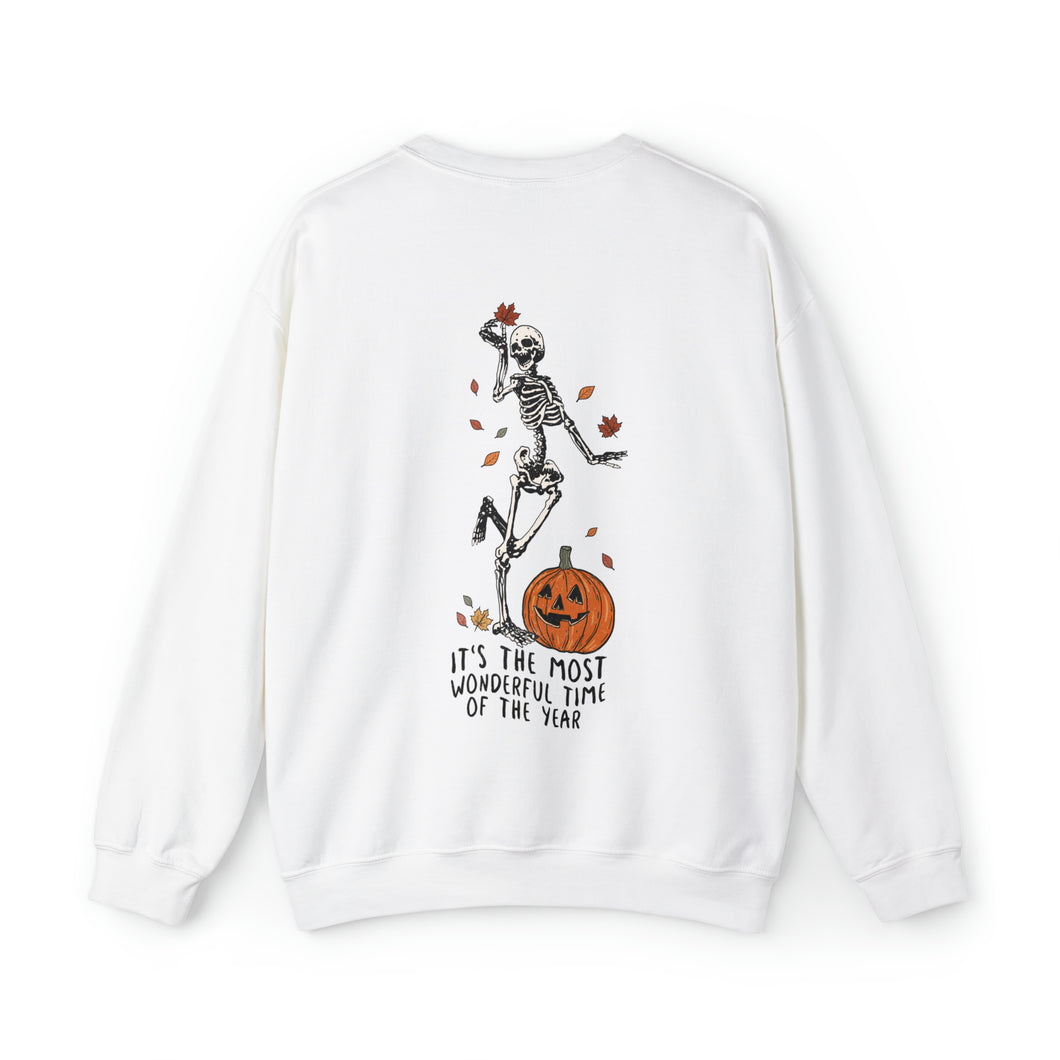 Most Wonderful Time Halloween Unisex Heavy Blend™ Crewneck Sweatshirt