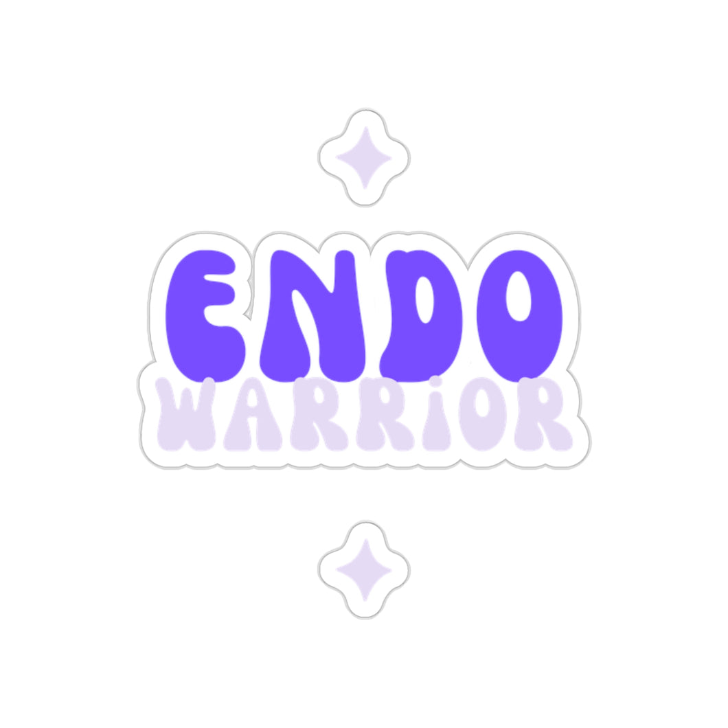 Sticker Retro Purple Endo Warrior