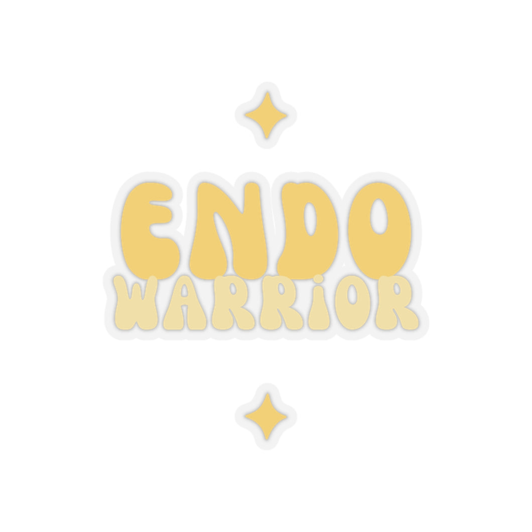 Sticker Retro Yellow Endo Warrior