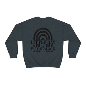 Little Ray of Pitch Black Unisex Heavy Blend™ Crewneck Sweatshirt