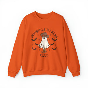 Invisible Illness Club Spooky Western Unisex Heavy Blend™ Crewneck Sweatshirt