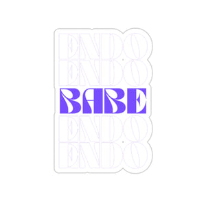 Sticker Retro Purple Endo Babe