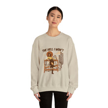 Load image into Gallery viewer, The Hell I Won&#39;t Unisex Heavy Blend™ Crewneck Sweatshirt