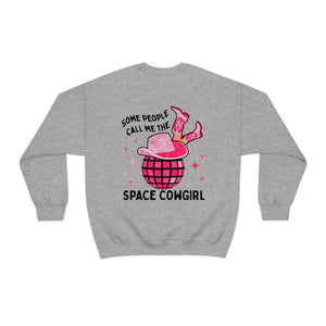 Space Cowgirl Disco Ball Unisex Heavy Blend™ Crewneck Sweatshirt